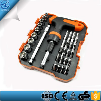 38 pcs t-handle torx screwdriver set ratchet screwdriver